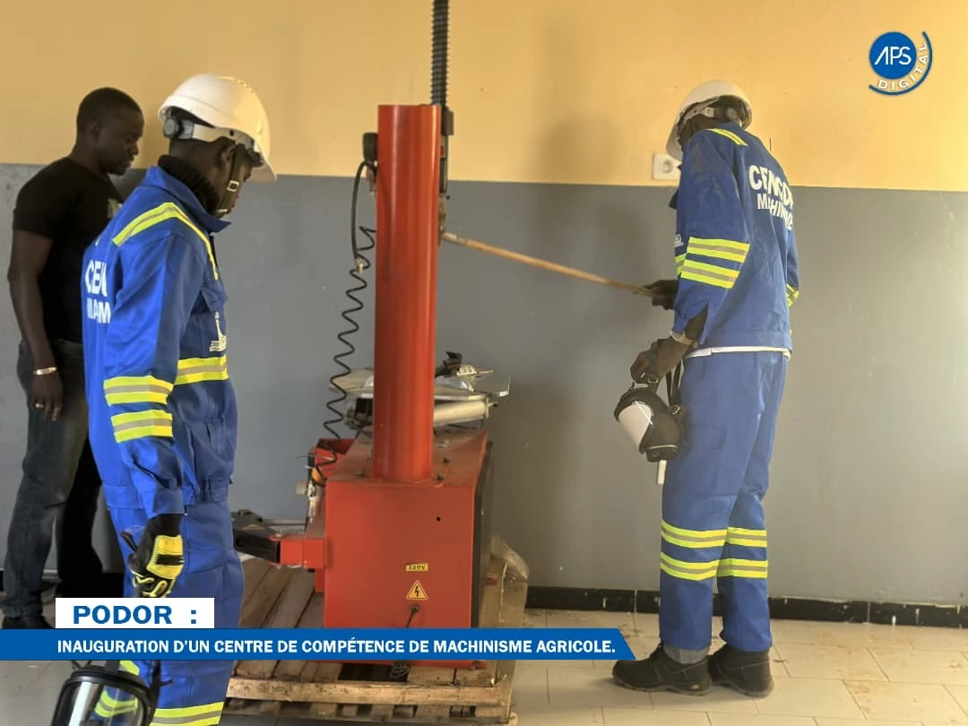 Podor : Inauguration d'un centre de compétence de machinisme agricole 