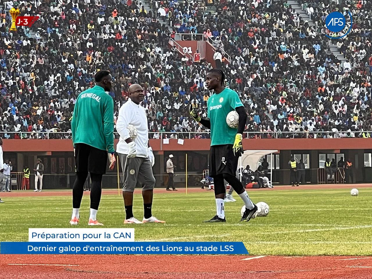 Préparation pour la CAN : Dernier galop d'entraînement des Lions au stade LSS