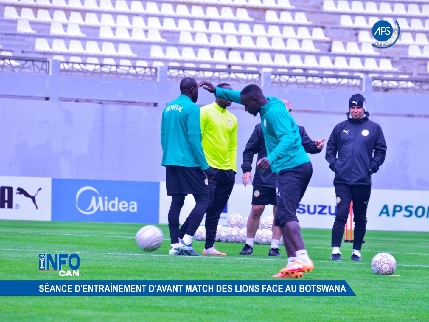Info CAN : Séance d'entraînement d'avant match des Lions face au Botswana 