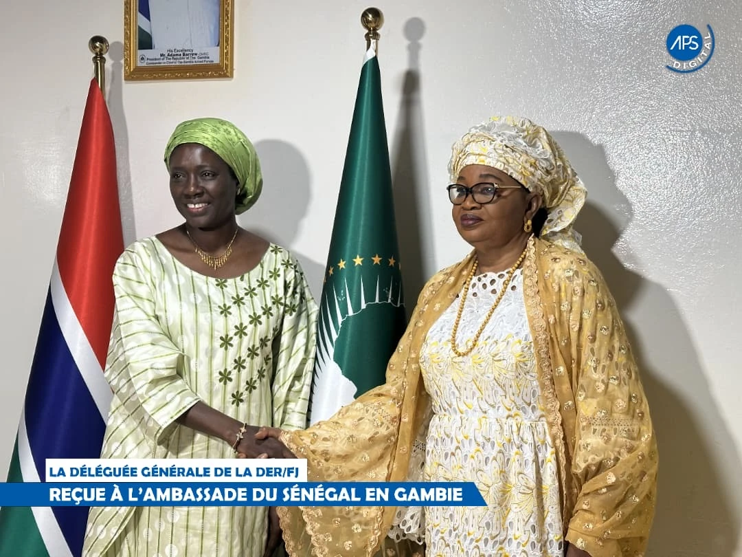 La délégation générale de la DER /FJ : Reçue à l’ambassade du Sénégal en Gambie
