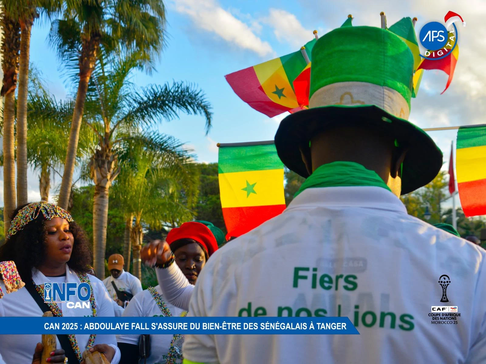CAN 2025 : Abdoulaye Fall s'assure du bien-être des sénégalais à Tanger 