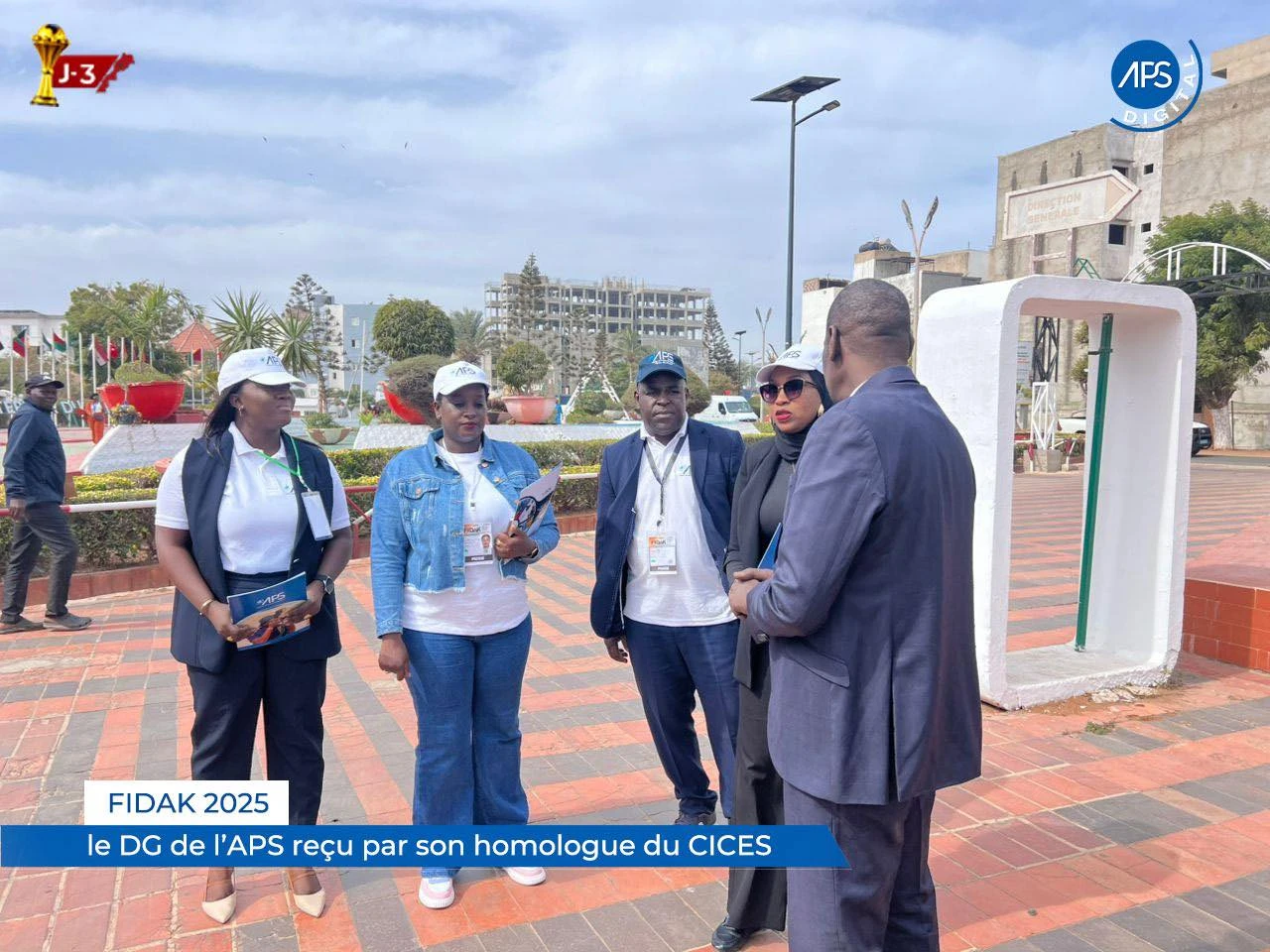 FIDAK 2025 : le DG de l’APS reçu par son homologue du CICES