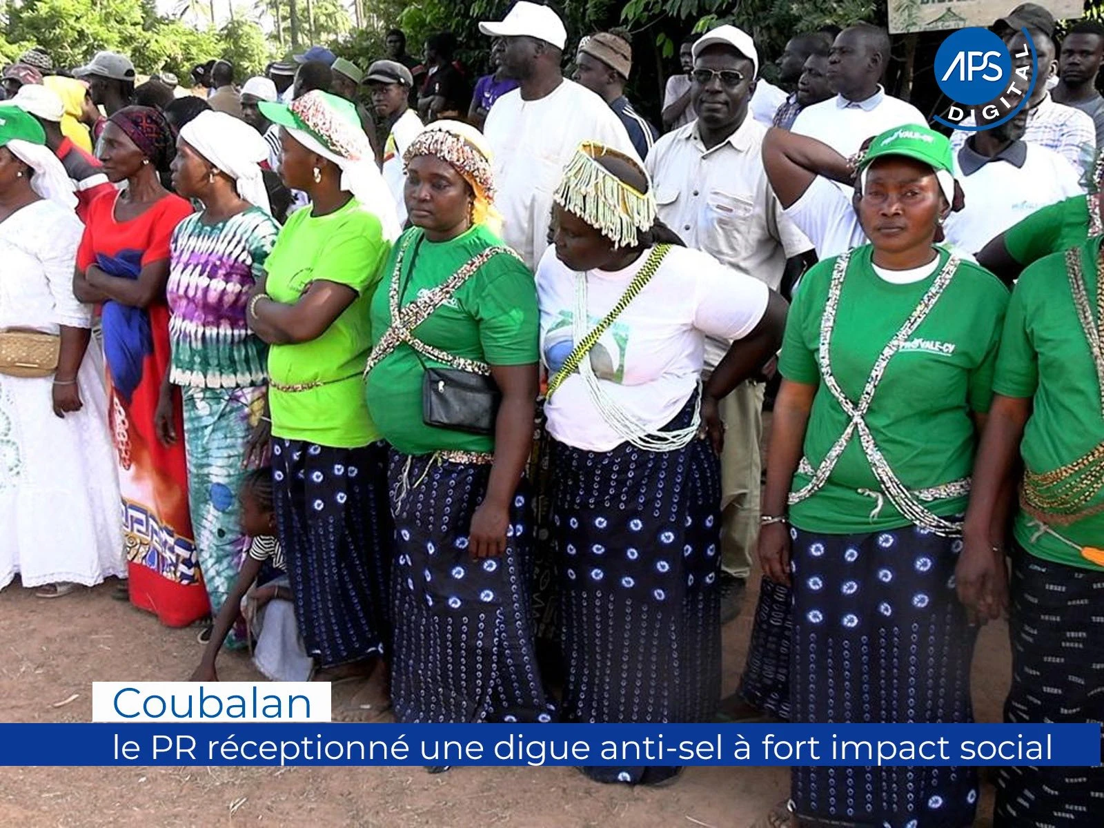 Koubalan : le PR réceptionné une digue anti-sel à fort impact social