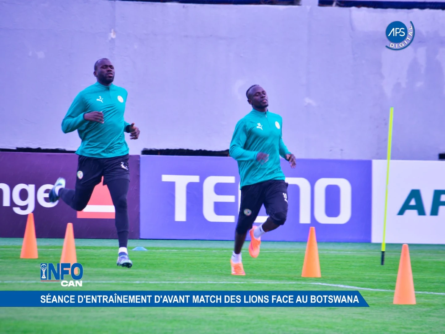 Info CAN : Séance d'entraînement d'avant match des Lions face au Botswana 
