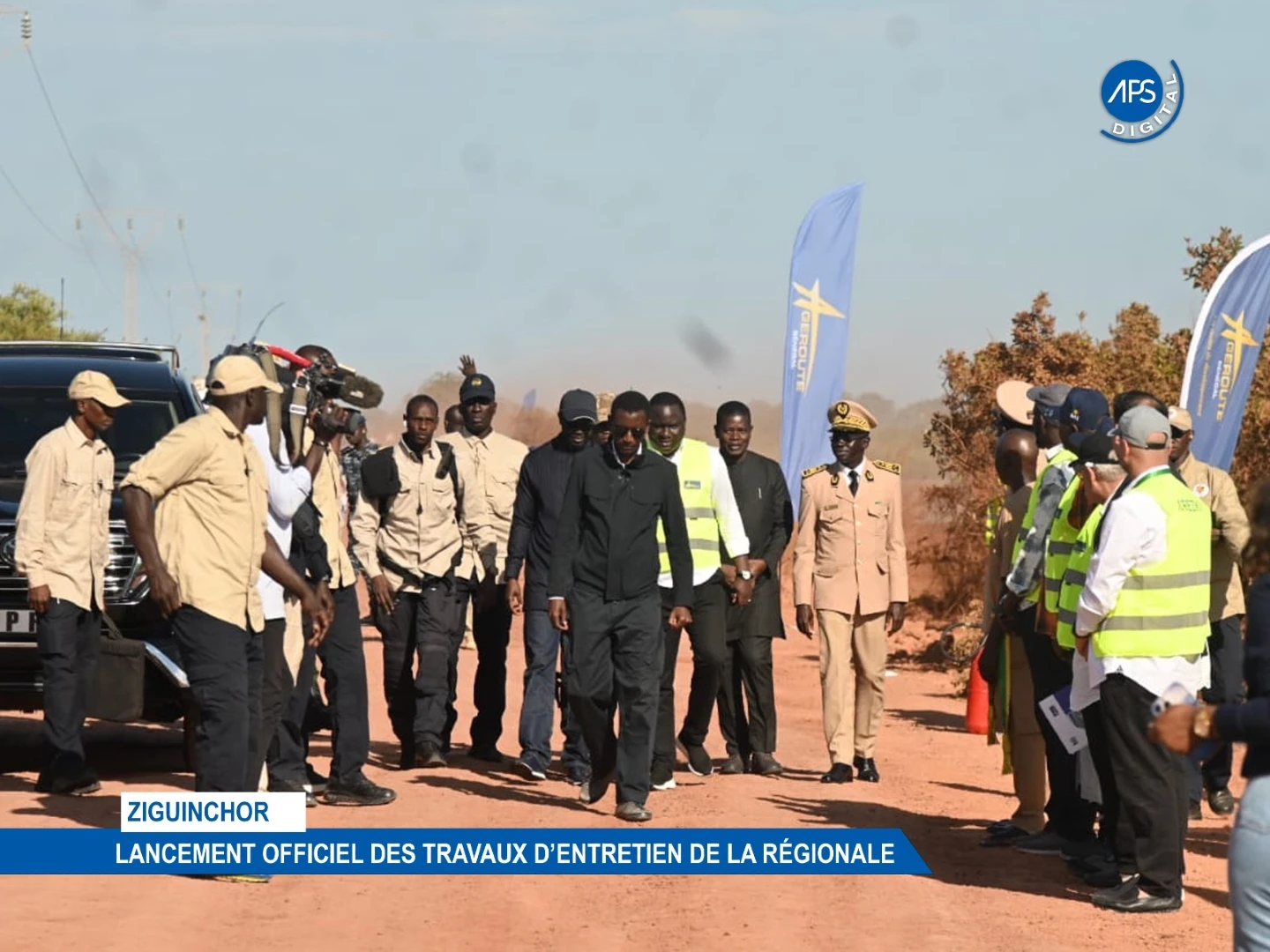 Ziguinchor : Lancement officiel des travaux d’entretien de la Régionale
