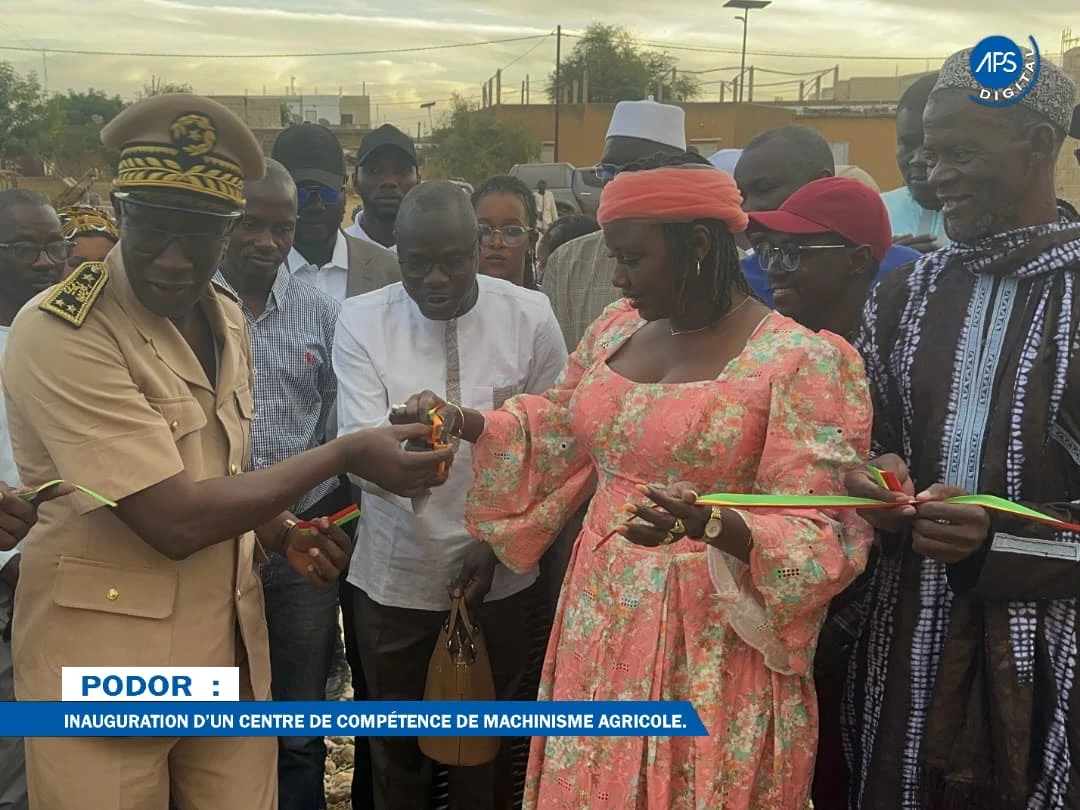 Podor : Inauguration d’un centre de compétence de machinisme agricole 