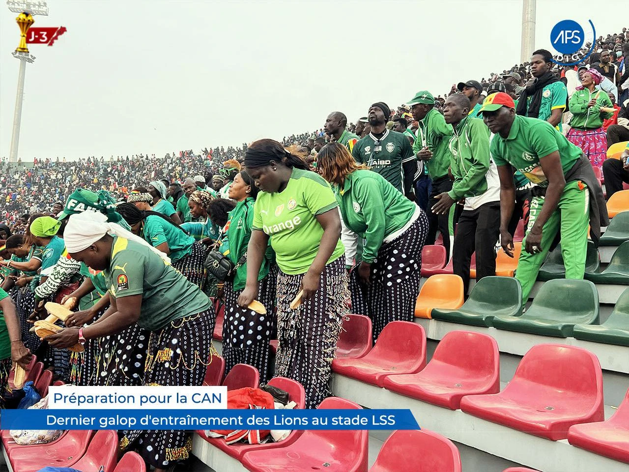 Préparation pour la CAN : Dernier galop d'entraînement des Lions au stade LSS
