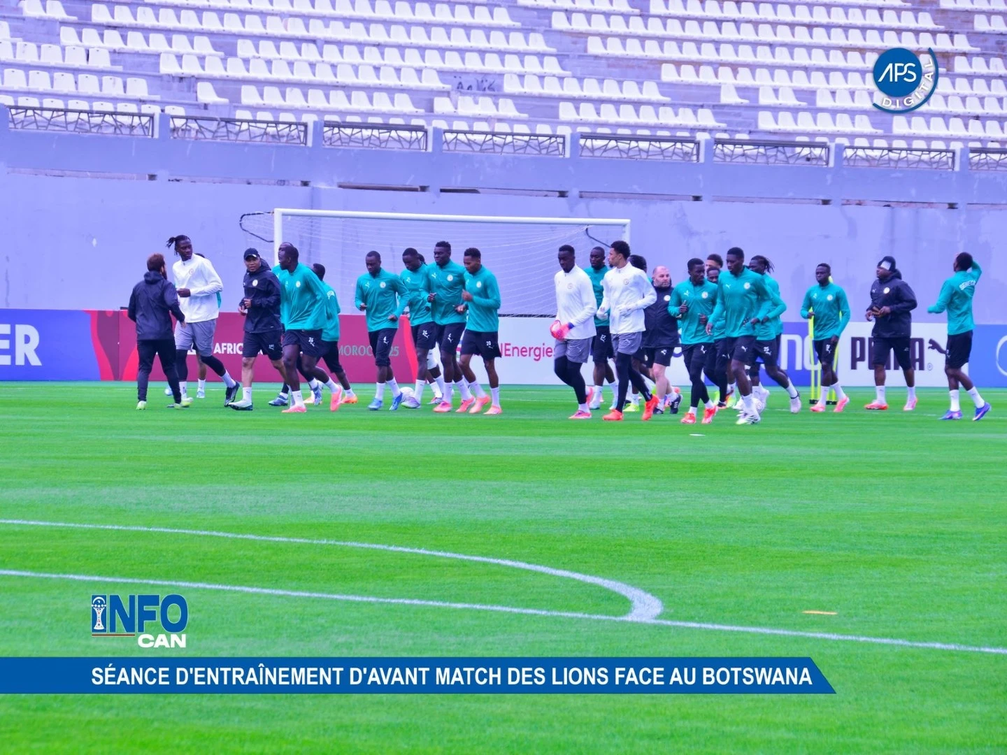 Info CAN : Séance d'entraînement d'avant match des Lions face au Botswana 