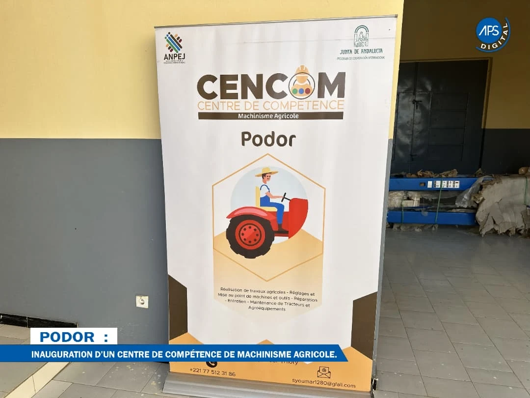 Podor : Inauguration d'un centre de compétence de machinisme agricole 