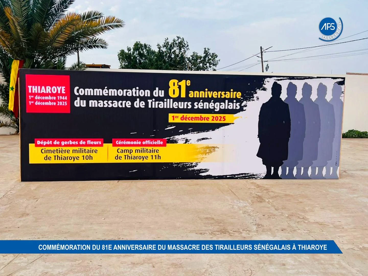 Commémoration du 81e anniversaire du massacre des Tirailleurs sénégalais à Thiaroye