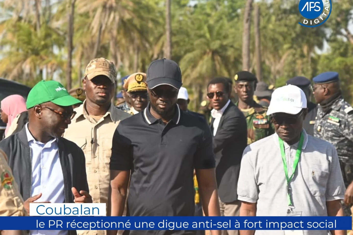 Koubalan : le PR réceptionné une digue anti-sel à fort impact social