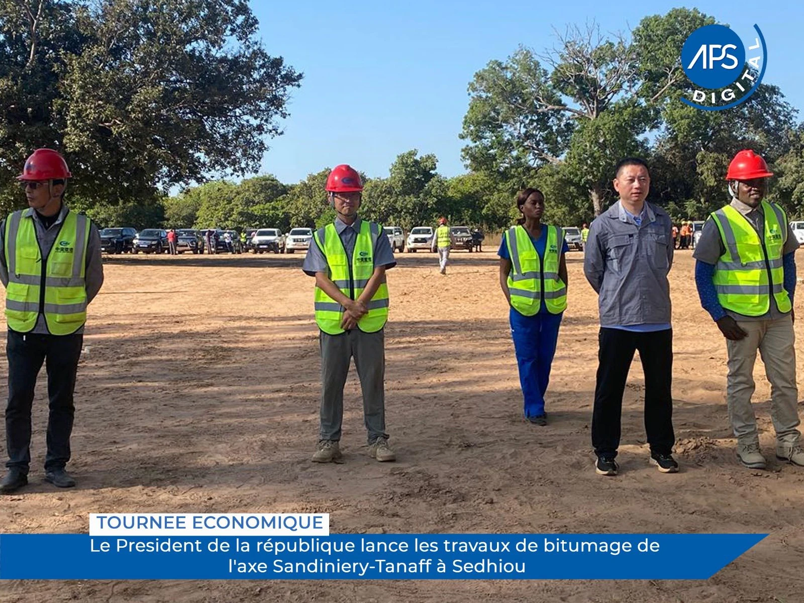 Tournée économique : Le Président de la république lance les travaux de bitumage de l'axe Sandiniery-Tanaff à Sédhiou