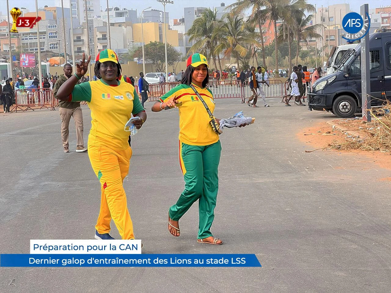 Préparation pour la CAN : Dernier galop d'entraînement des Lions au stade LSS
