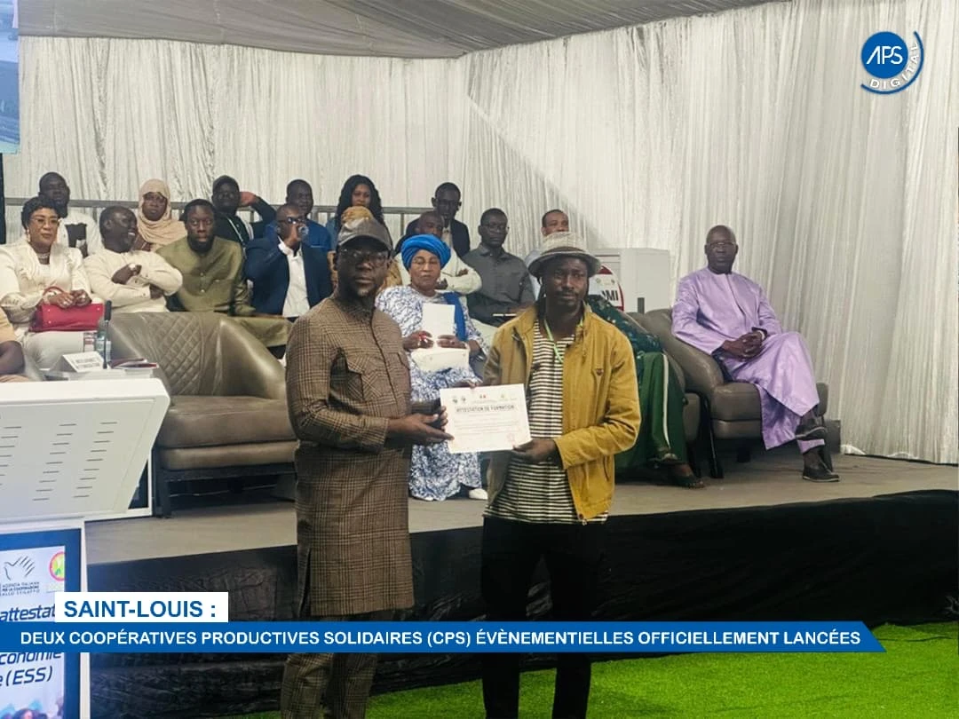Saint-Louis : Deux Coopératives Productives Solidaires (CPS) évènementielles officiellement lancées