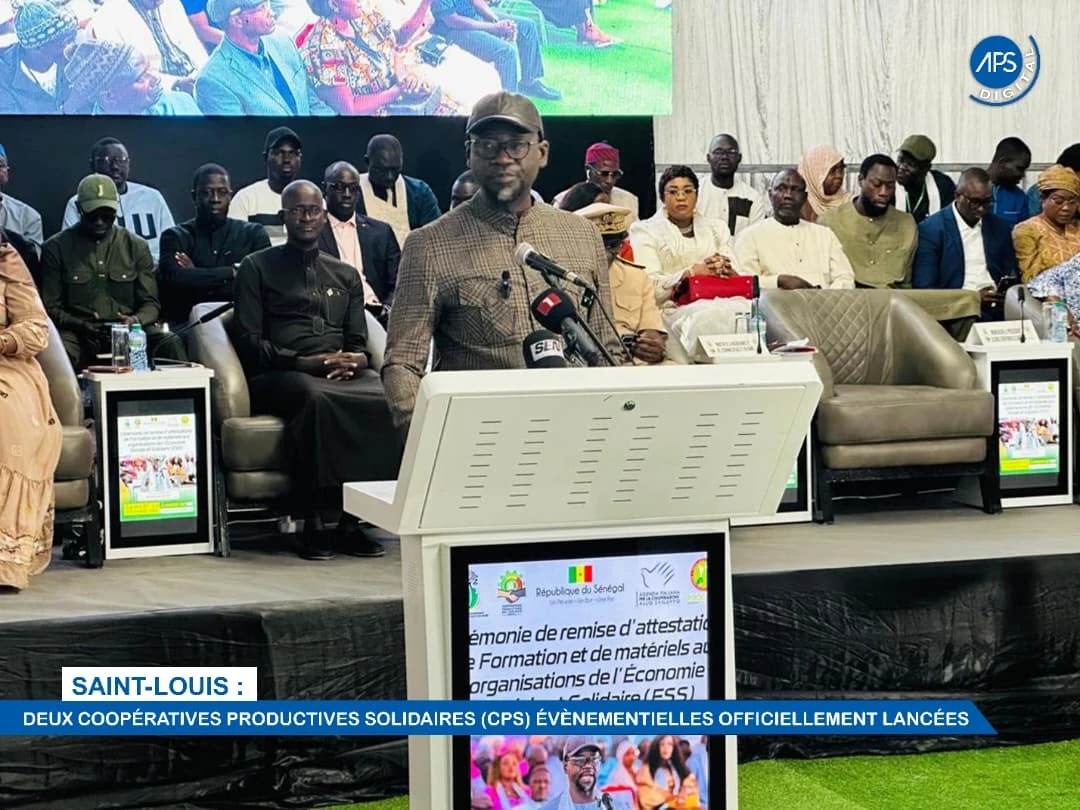 Saint-Louis : Deux Coopératives Productives Solidaires (CPS) évènementielles officiellement lancées