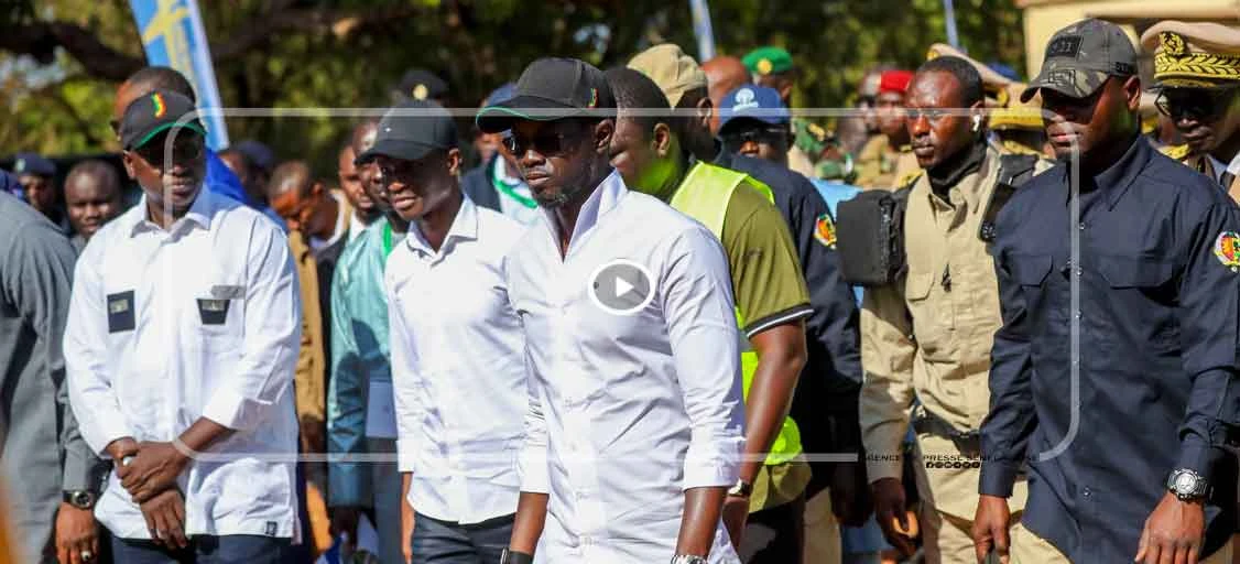 Le Président de la république lance les travaux de bitumage de l’axe Sandiniery-Tanaff à Sedhiou