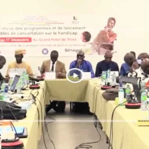 Thiès : lancement des concertations pour une nouvelle stratégie nationale sur le handicap