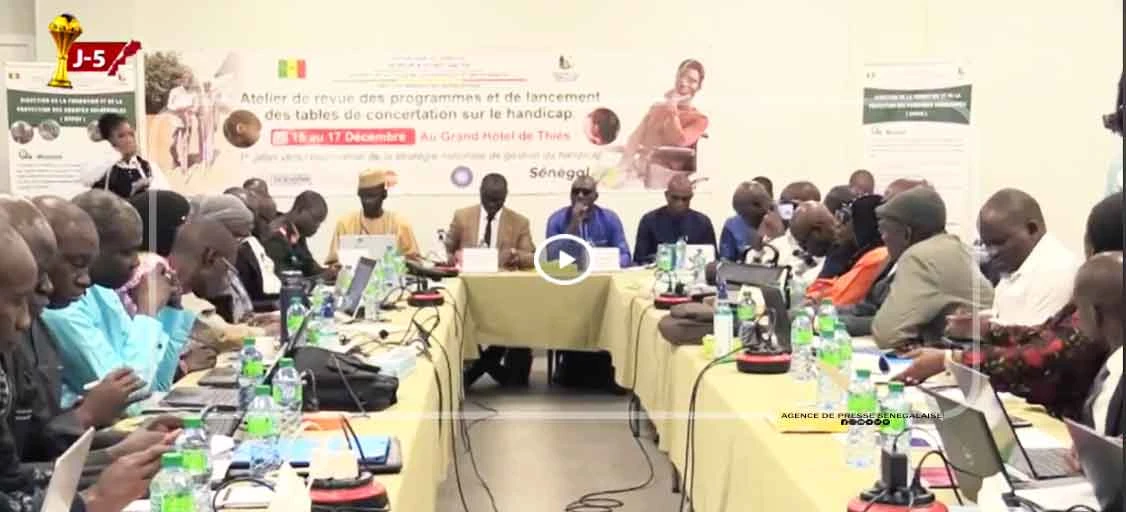 Thiès : lancement des concertations pour une nouvelle stratégie nationale sur le handicap