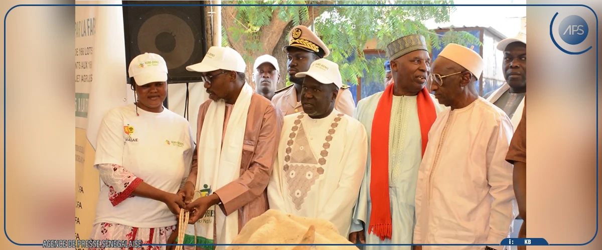 Un lots d’équipements et d’intrants agricoles remis à des jeunes de la région de Louga