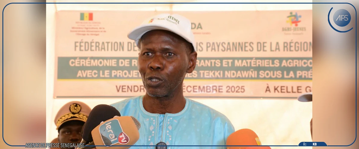 Un lots d’équipements et d’intrants agricoles remis à des jeunes de la région de Louga