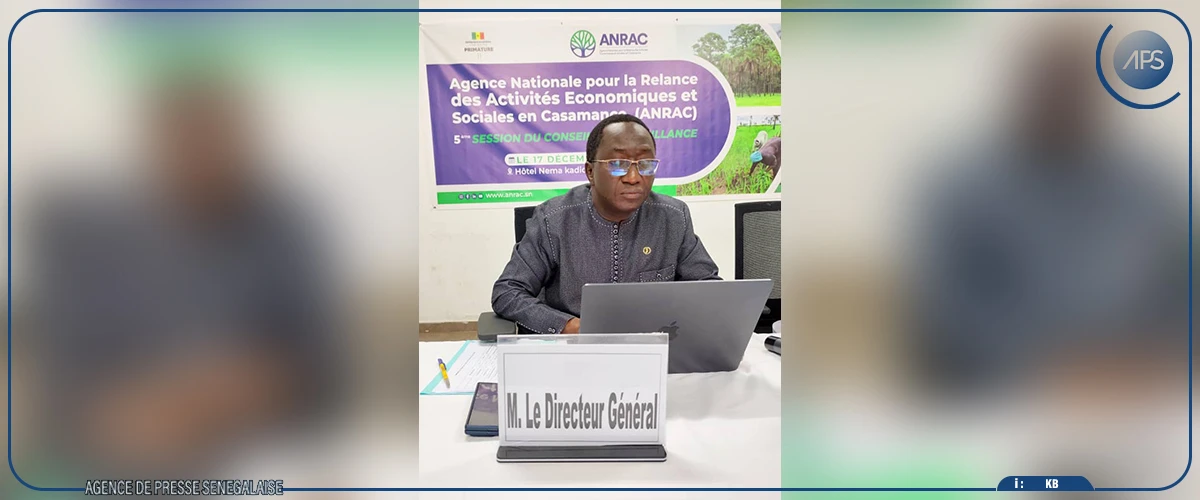 Le Plan Diomaye pour la Casamance exécuté à 46 % (DG ANRAC)