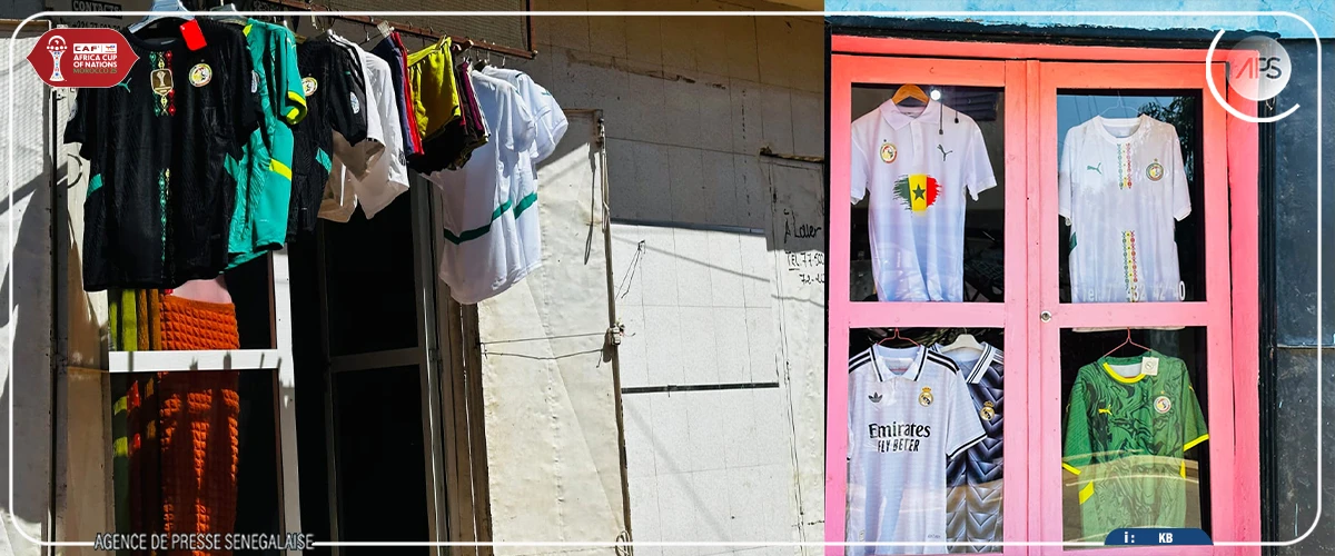 A Bakel, les vendeurs de maillots au rythme de la CAN