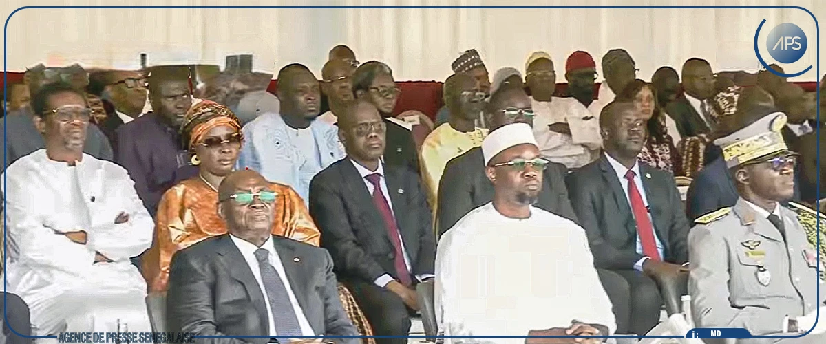 Début de la cérémonie officielle de commémoration de Thiaroye 44