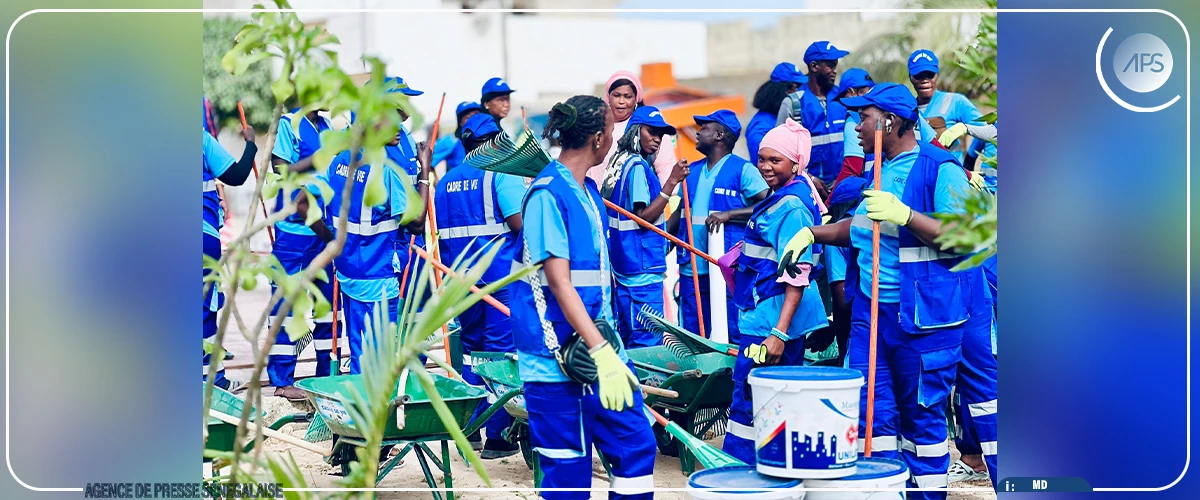 Kaolack : la délégation départementale du cadre de vie à pied-œuvre pour embellir la ville