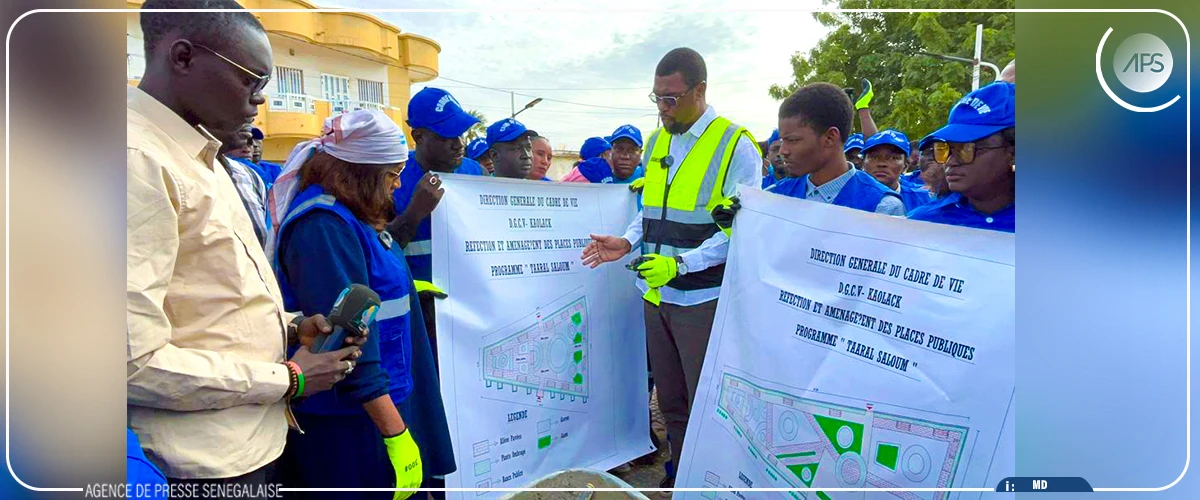 Kaolack : la délégation départementale du cadre de vie à pied-œuvre pour embellir la ville