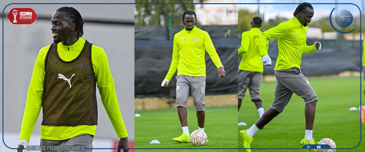 CAN 2025 : Chérif Ndiaye prend part à l’intégralité de la séance d’entraînement