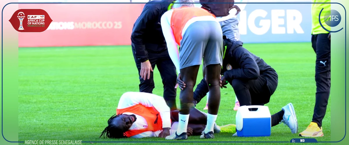 CAN 2025 : Chérif Ndiaye touché à l’entraînement