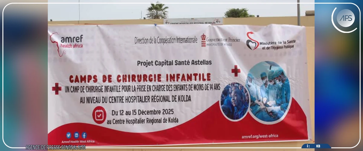 Kolda: un camp de chirurgie au profit des enfants de moins de 14 ans