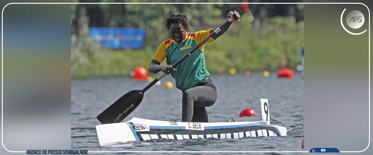 Championnat d’Afrique de canoë-kayak : Combé Seck remporte l’or au kayak monoplace dames (200 m)