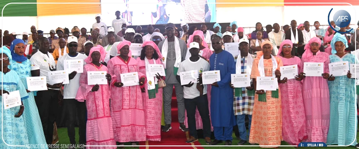 Koumpentoum :  quelque vingt CPS reçoivent du financement et du matériel d’un montant global de 500 millions de francs CFA