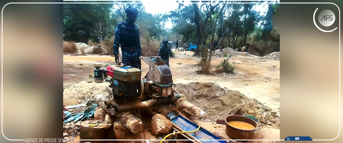 Lutte contre l’orpaillage clandestin : du matériel saisi et cinq individus interpellés à Saraya (sécurité)
