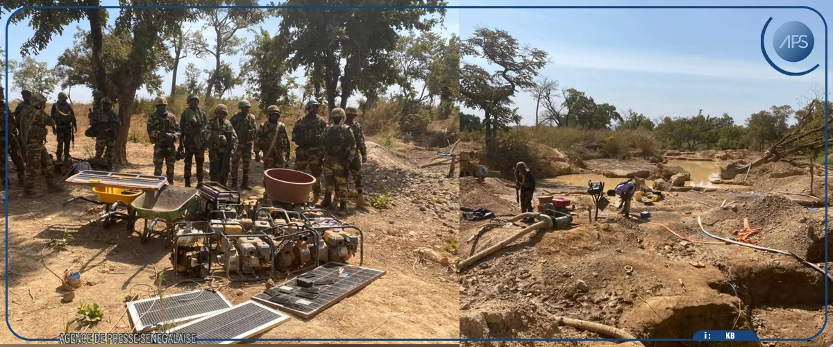 Saraya : démantèlement d’un site d’orpaillage dans la localité de Moussala-Mahinamine