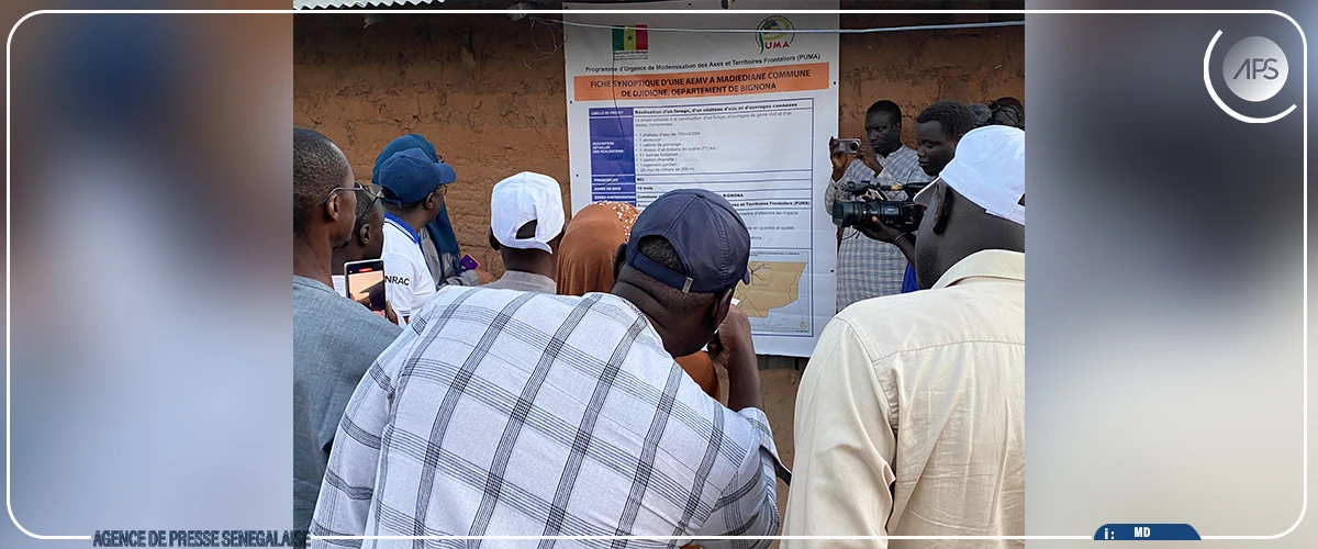 Bignona : l'ANRAC expose les réalisations du Plan de relance de la Casamance