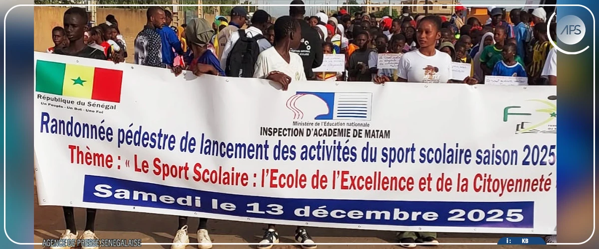 Matam : une randonnée pédestre pour lancer les activités du sport scolaire
