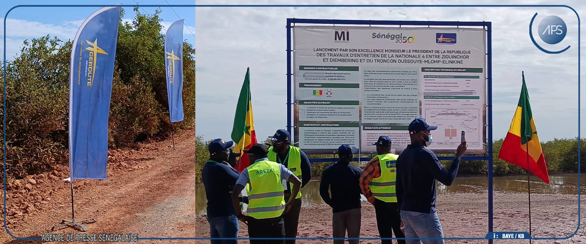 RN6 : le chef de l'Etat va lancer les travaux d'entretien