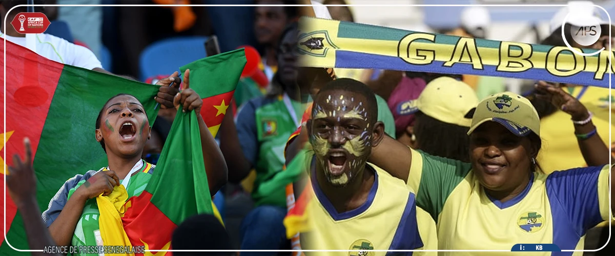 A Dakar, Gabonais et Camerounais vivent ensemble le derby d’Afrique centrale