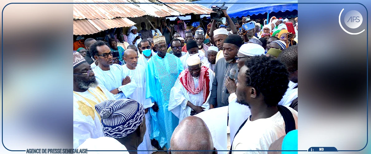 Bignona : pose de la première pierre de la grande mosquée de Coulaye