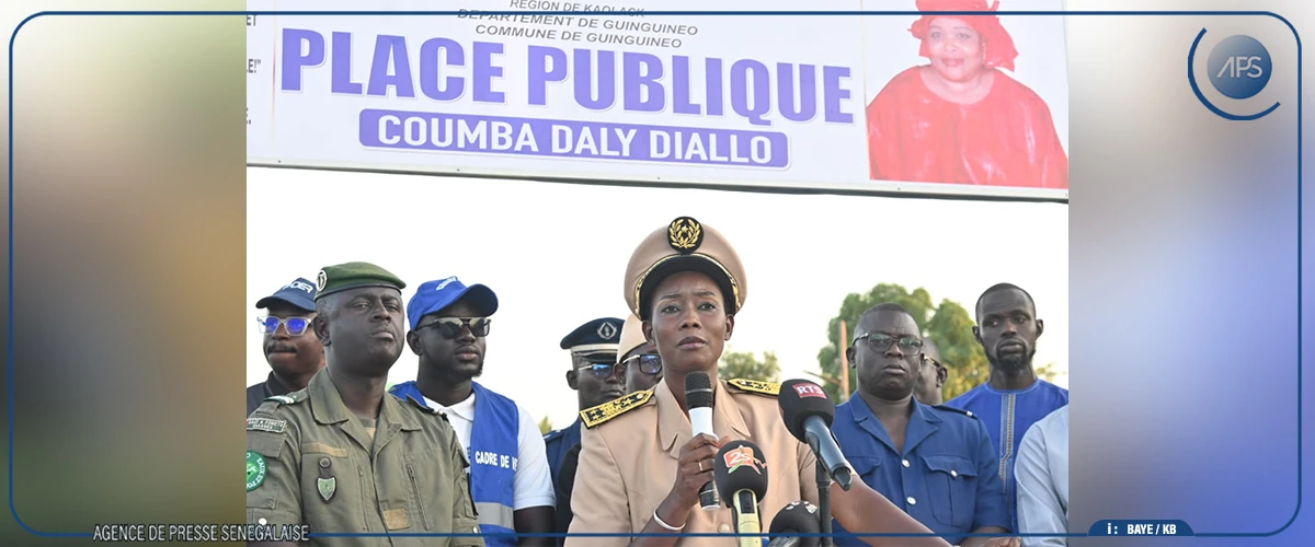 Guinguinéo : inauguration d'une place publique entièrement aménagée et embellie