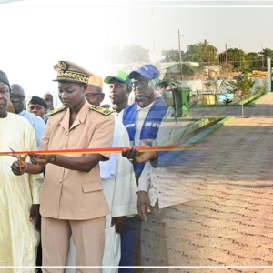 Guinguinéo : inauguration d'une place publique entièrement aménagée et embellie