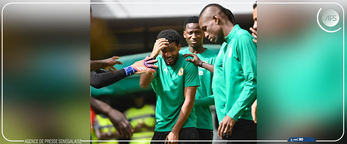 CAN 2025: Ibrahima Mbaye a pris part au dernier galop d’entraînement des Lions à Diamniadio