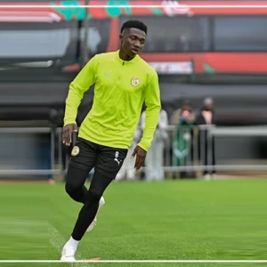 CAN 2025 : Lamine Camara souffre d’une entorse à la cheville, selon Pape Thiaw