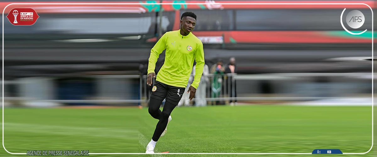 CAN 2025 : Lamine Camara souffre d’une entorse à la cheville, selon Pape Thiaw