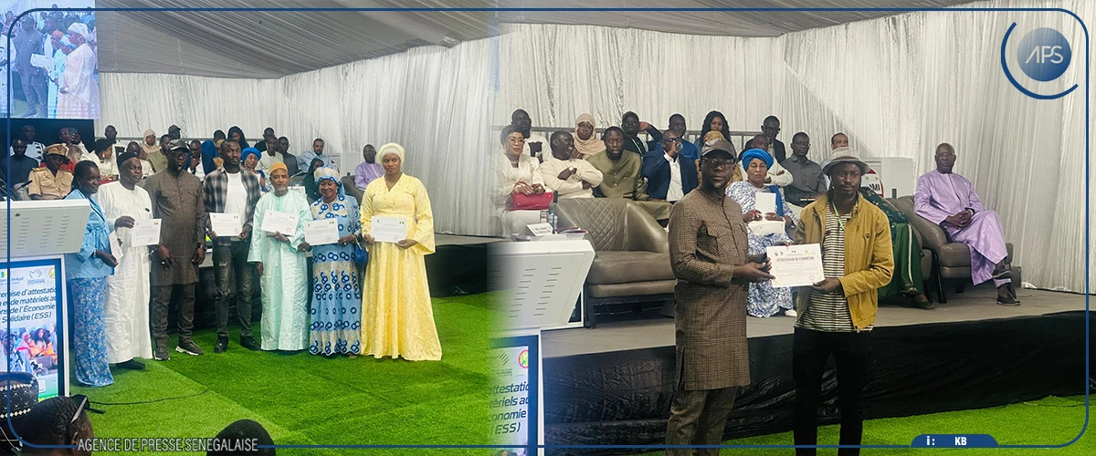 Saint-Louis : deux Coopératives productives solidaires (CPS) évènementielles officiellement lancées