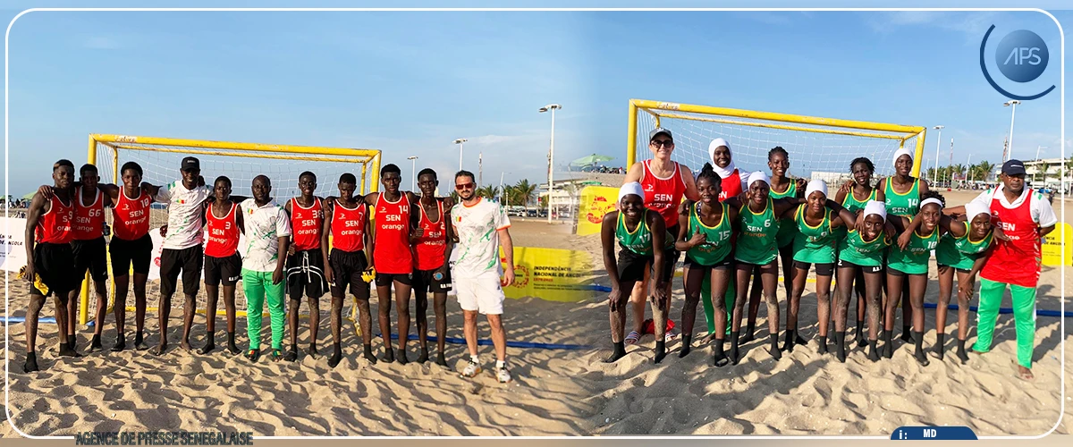 Jeux africains de la Jeunesse : les Lionceaux et Lioncelles sacrés en beach handball