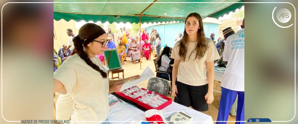 Ndiaganiao :  plus de 400 paires de lunettes offertes à des personnes souffrant de handicap visuel