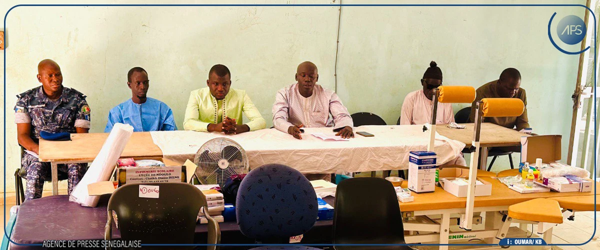 Du matériel au lycée de Ndoulo pour la prise en charge des urgences médicales